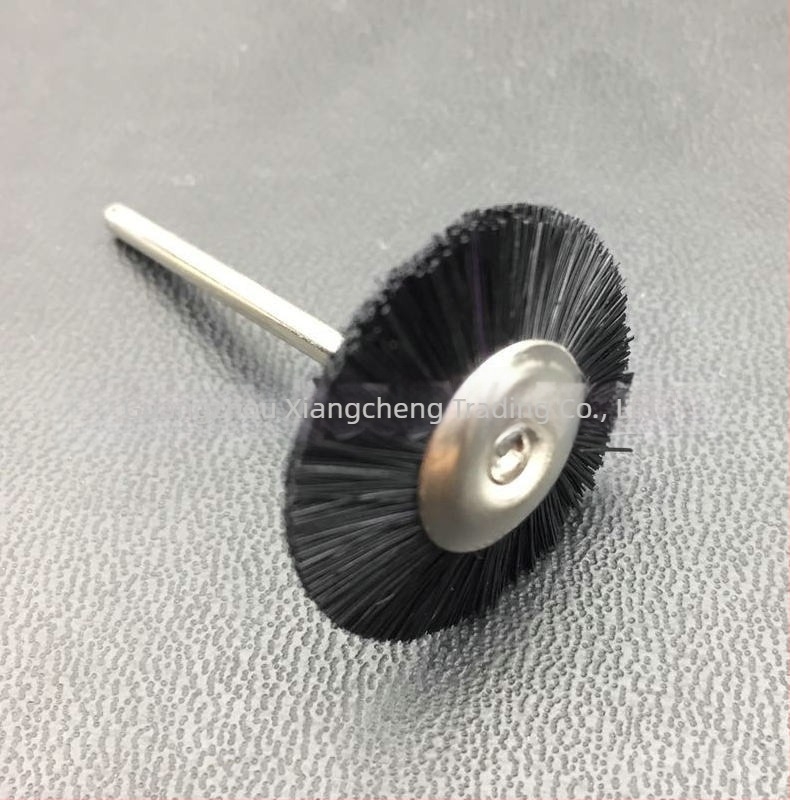 Βούρτσα καθαρισμού νυχιών με κεφαλή λείανσης και βούρτσα σκόνης – ανοξείδωτος χάλυβας, 10 g, εργαλείο λείανσης επιφανείας νυχιών, προέλευση Γκουανζού, χωρίς κατάλοιπα