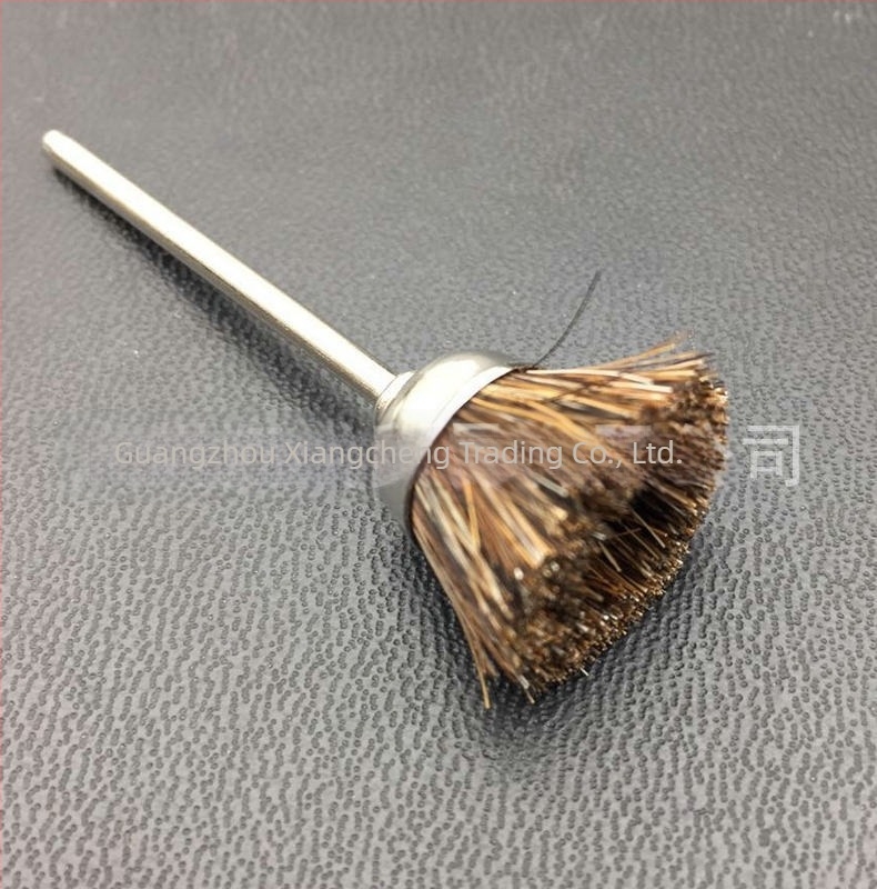 Βούρτσα καθαρισμού νυχιών με κεφαλή λείανσης και βούρτσα σκόνης – ανοξείδωτος χάλυβας, 10 g, εργαλείο λείανσης επιφανείας νυχιών, προέλευση Γκουανζού, χωρίς κατάλοιπα