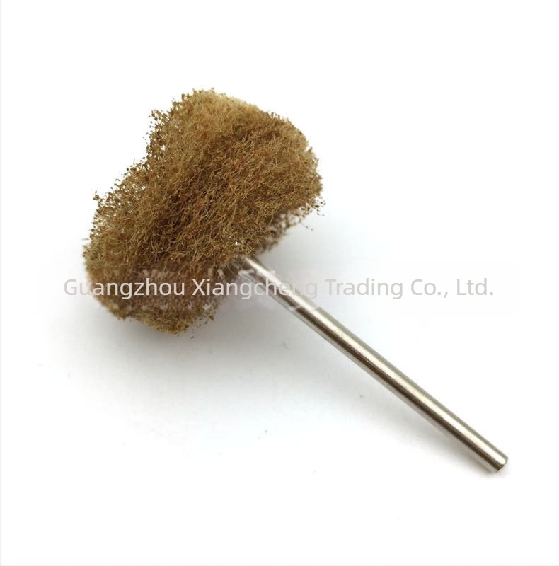 Βούρτσα καθαρισμού νυχιών με κεφαλή λείανσης και βούρτσα σκόνης – ανοξείδωτος χάλυβας, 10 g, εργαλείο λείανσης επιφανείας νυχιών, προέλευση Γκουανζού, χωρίς κατάλοιπα