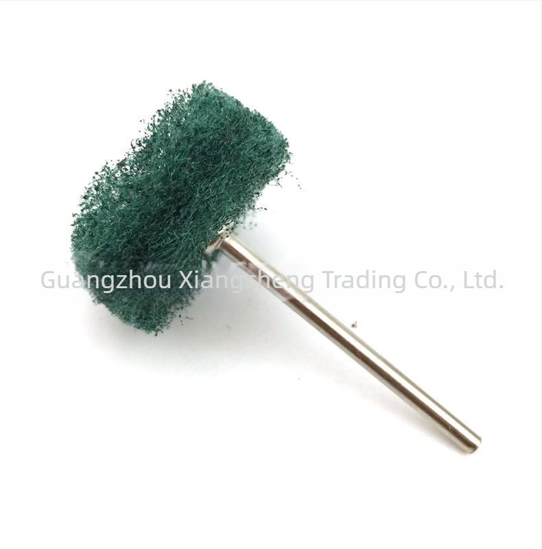 Βούρτσα καθαρισμού νυχιών με κεφαλή λείανσης και βούρτσα σκόνης – ανοξείδωτος χάλυβας, 10 g, εργαλείο λείανσης επιφανείας νυχιών, προέλευση Γκουανζού, χωρίς κατάλοιπα