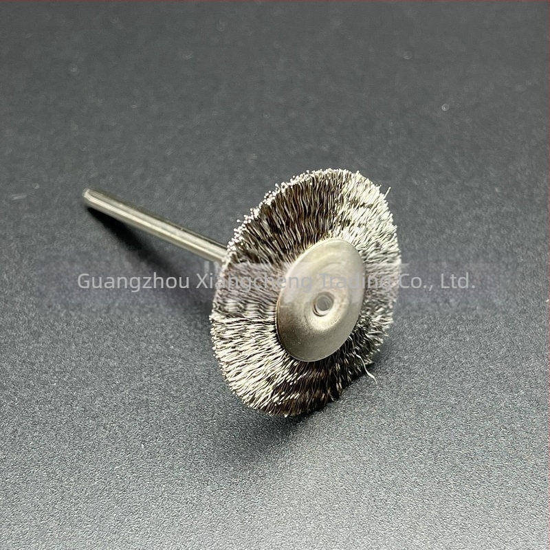 Βούρτσα καθαρισμού νυχιών με κεφαλή λείανσης και βούρτσα σκόνης – ανοξείδωτος χάλυβας, 10 g, εργαλείο λείανσης επιφανείας νυχιών, προέλευση Γκουανζού, χωρίς κατάλοιπα