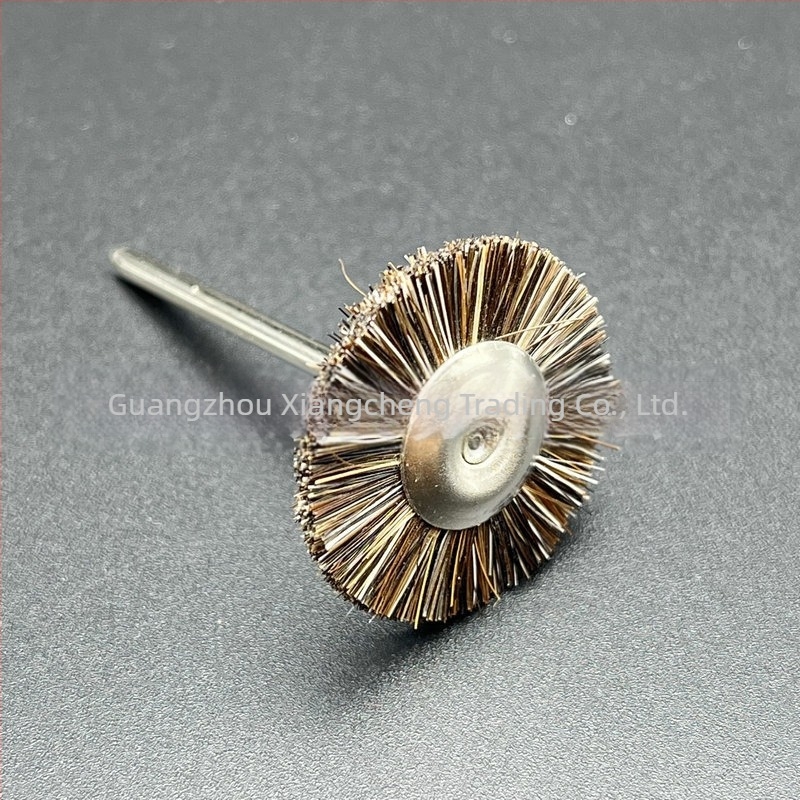 Βούρτσα καθαρισμού νυχιών με κεφαλή λείανσης και βούρτσα σκόνης – ανοξείδωτος χάλυβας, 10 g, εργαλείο λείανσης επιφανείας νυχιών, προέλευση Γκουανζού, χωρίς κατάλοιπα