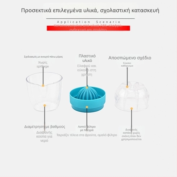 Χειροκίνητος αποχυμωτής, υλικό PP, πολυλειτουργικός, μη ηλεκτρικός, διαθέσιμη εκτύπωση λογότυπου, μοντέλο zjq-03