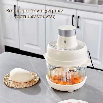 Ηλεκτρικός πολυλειτουργικός μύλος κρέατος για οικιακή χρήση, χωρητικότητα 5–10 L, 4 λεπίδες, πλήρως αυτόματος με έλεγχο αφής, ταχύτητα 10000–19999 σ.α.λ., τάση ≤36V
