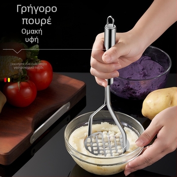 Χειροκίνητος πουρές πατάτας από ανοξείδωτο ατσάλι 410 – μη ηλεκτρικός, εργαλείο για βρεφικό φαγητό, Jiaxiang