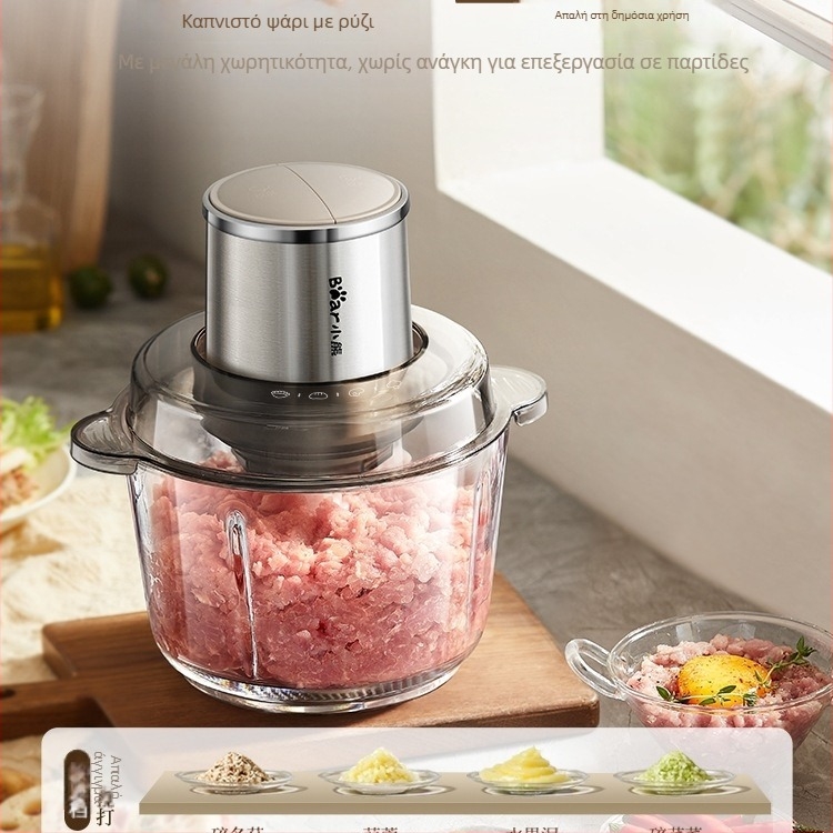 Bear μηχανή κιμά QSJ-L03H1 — 220V, 300W, 50Hz