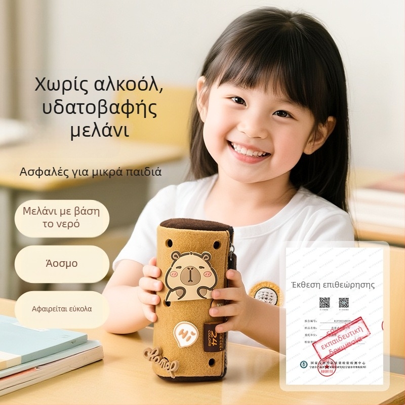 Taichi μαρκαδόροι ρευστού ακρυλικού, με μαλακό και ίσιο άκρο, για παιδιά, πλένονται