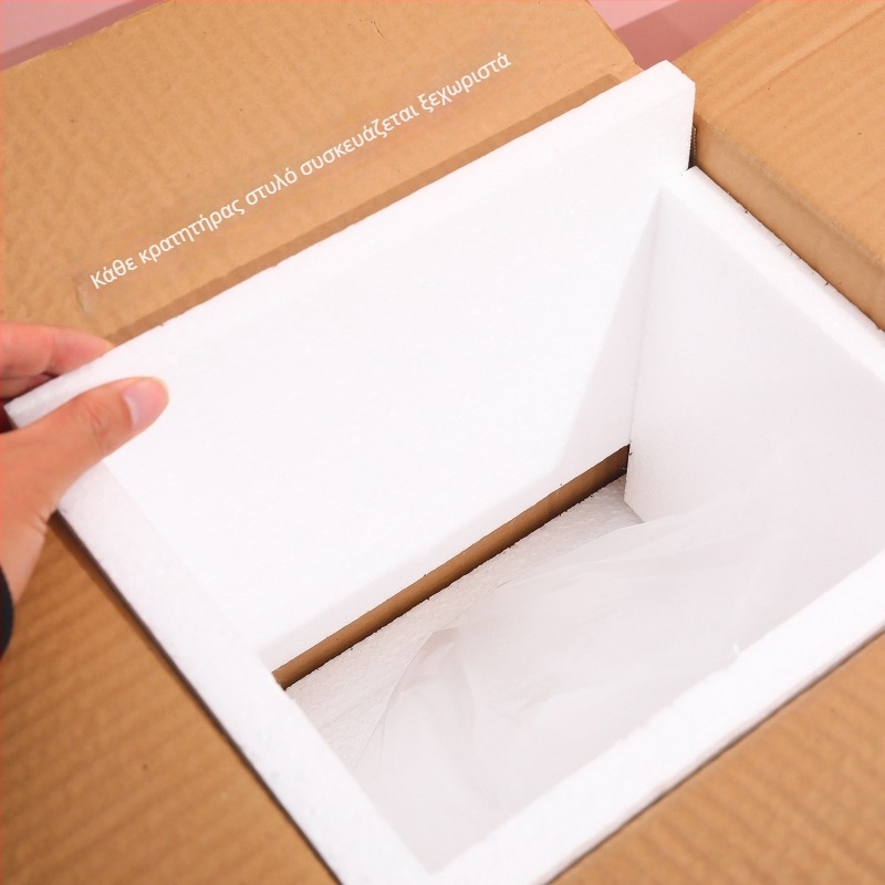 Ράφι προβολής στυλό - ακρυλικό, διαφανές, πολλαπλών επιπέδων, τετράγωνης μορφής, μάρκα Michelle, χωρίς λογότυπο