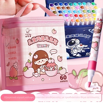 Kaba bear ακρυλικοί μαρκαδόροι, αδιάβροχοι και μη διαφανείς, για παιδική τέχνη και καρτούν σκίτσα, πλένονται. Μάρκα: Kaba bear; Χρώματα επαναγέμισης: άλλοι κωδικοί χρωμάτων