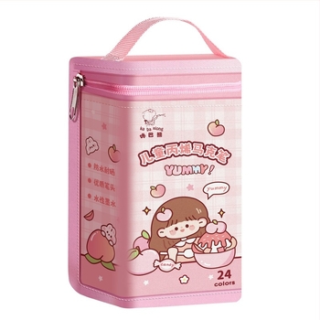 Kaba bear ακρυλικοί μαρκαδόροι, αδιάβροχοι και μη διαφανείς, για παιδική τέχνη και καρτούν σκίτσα, πλένονται. Μάρκα: Kaba bear; Χρώματα επαναγέμισης: άλλοι κωδικοί χρωμάτων