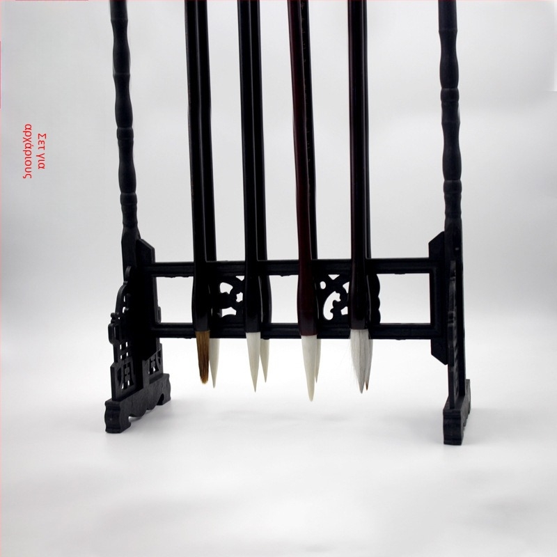 Θήκη για στυλό και πινέλα, πλαστική με εμφάνιση ξύλου, αποσπώμενο σύστημα 12 υποδοχών