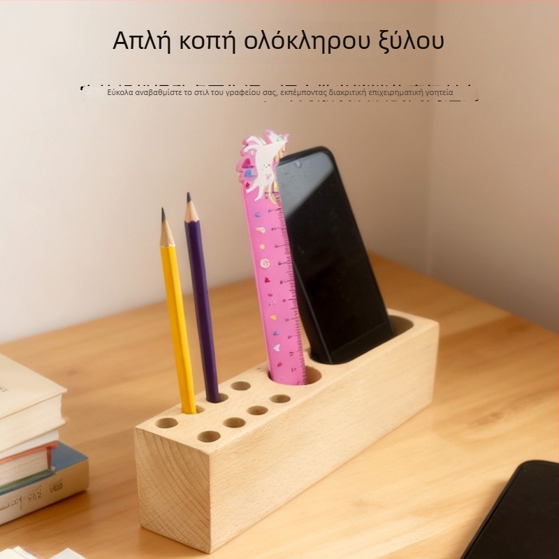 Ξύλινη θήκη στυλό με διαμερίσματα, μοντέλο SY-5868814, χωρητικότητα 2 L, δυνατότητα εκτύπωσης λογότυπου, προσαρμογή