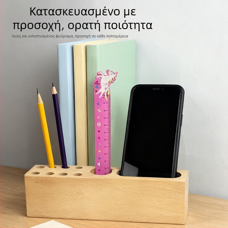 Ξύλινη θήκη στυλό με διαμερίσματα, μοντέλο SY-5868814, χωρητικότητα 2 L, δυνατότητα εκτύπωσης λογότυπου, προσαρμογή