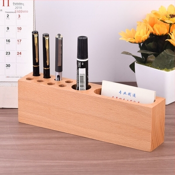 Ξύλινη τετράγωνη θήκη στυλό με εκτύπωση λογότυπου, δυνατότητα προσαρμογής, ιδιωτική ετικέτα