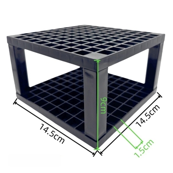 96 θήκες στυλό: διαχωριζόμενος τετράγωνος πλαστικός οργανωτής γραφείου Frost Mist 96BT