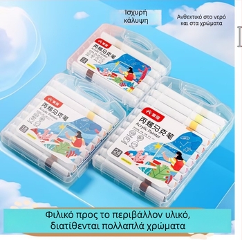 Master μαλακή κεφαλή ακρυλικός μαρκαδόρος για παιδιά, αδιαφανής και κατάλληλος για τέχνη στο δημοτικό σχολείο