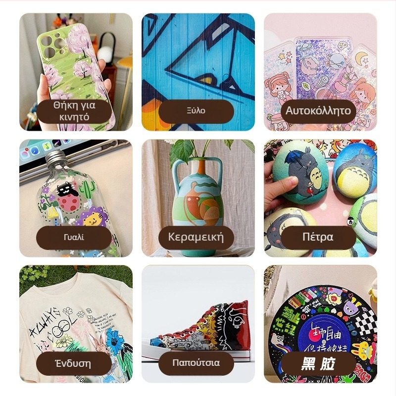 Master μαλακή κεφαλή ακρυλικός μαρκαδόρος για παιδιά, αδιαφανής και κατάλληλος για τέχνη στο δημοτικό σχολείο