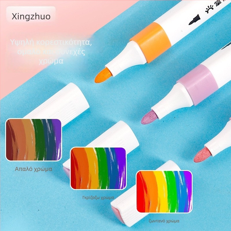 Master μαλακή κεφαλή ακρυλικός μαρκαδόρος για παιδιά, αδιαφανής και κατάλληλος για τέχνη στο δημοτικό σχολείο