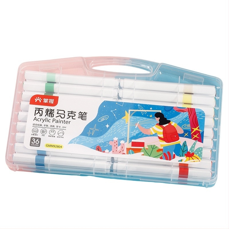 Master μαλακή κεφαλή ακρυλικός μαρκαδόρος για παιδιά, αδιαφανής και κατάλληλος για τέχνη στο δημοτικό σχολείο