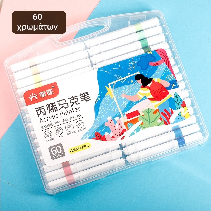 Master μαλακή κεφαλή ακρυλικός μαρκαδόρος για παιδιά, αδιαφανής και κατάλληλος για τέχνη στο δημοτικό σχολείο