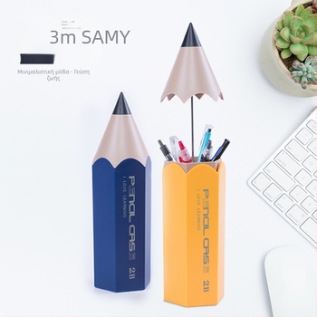 Θήκη στυλό επιτραπέζια με συρόμενο καπάκι — ABS υλικό, αποθήκευση εργαλείων μακιγιάζ και πινέλων