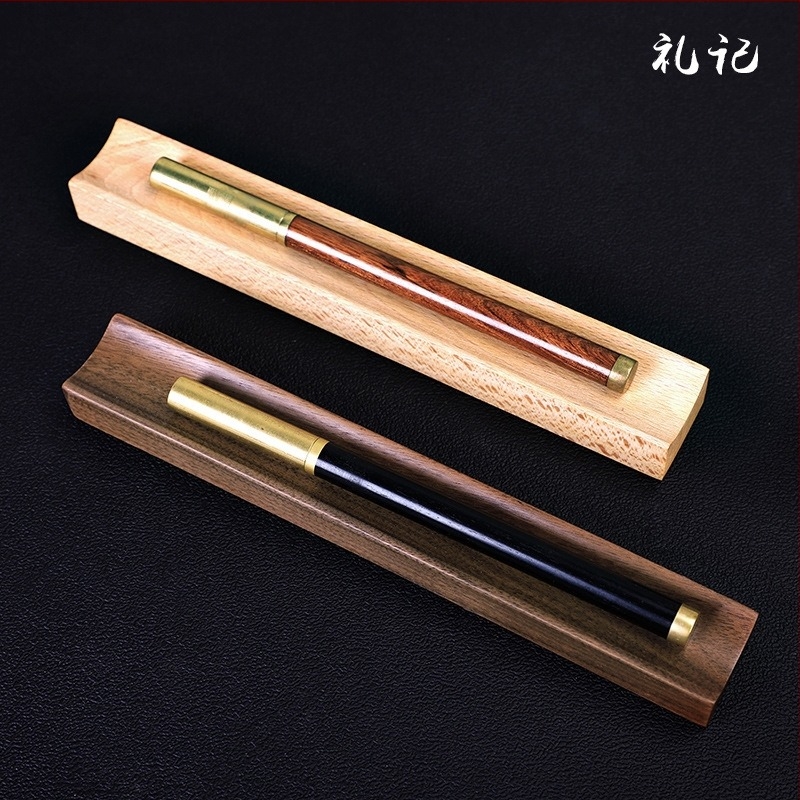 Ξύλινη θήκη στυλό με χαραγμένο λογότυπο, μοντέλο 00012, διακοσμητικό γραφείου, ιδανικό δώρο για γάμους, γενέθλια, επετείους