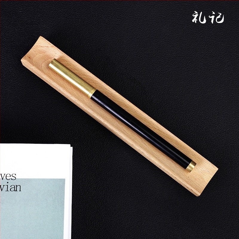 Ξύλινη θήκη στυλό με χαραγμένο λογότυπο, μοντέλο 00012, διακοσμητικό γραφείου, ιδανικό δώρο για γάμους, γενέθλια, επετείους