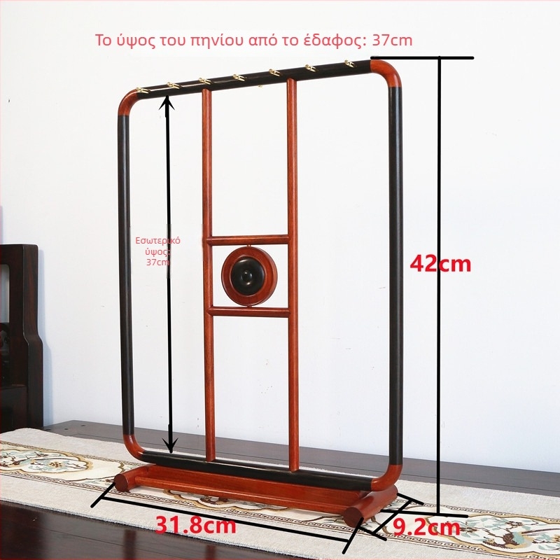 Ξύλινο ράφι για πινέλα σε νέο κινεζικό στυλ – HFQT; Υλικό: ξύλο (στερεό ξύλο); Μοντέλο: Μικρό; Εισαγωγή: Όχι; Εξουσιοδότηση IP: Όχι