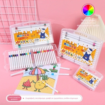 Μαρκαδόρος ακρυλικός με μαλακό άκρο για μαθητές και παιδιά – συσκευασία δώρου, αδιάβροχος, DIY ζωγραφική