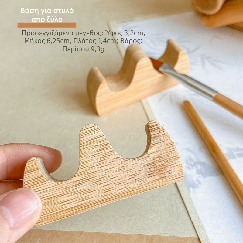 Βάση γραφείου από μασίφ ξύλο για φωτοθεραπευτική πένα, πολυλειτουργικός οργανωτής με πολλές θήκες, ανθεκτικός φορέας εργαλείων μανικιούρ