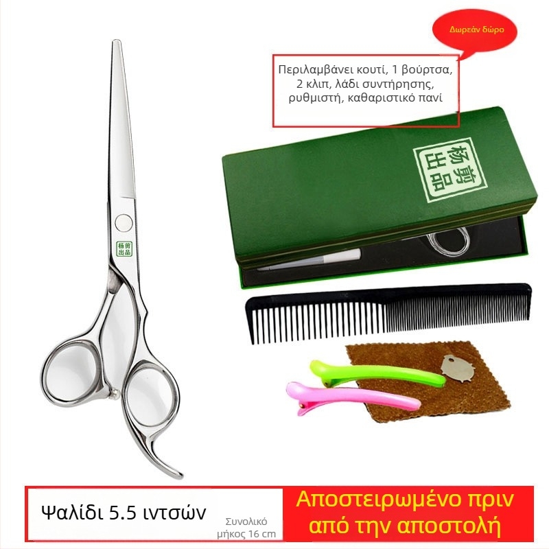 Yang ψαλίδια μαλλιών – Επαγγελματικά διατμητικά ψαλίδια με επίπετα δόντια, αιχμηρές λεπίδες