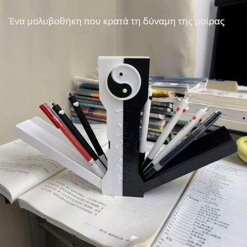 Κουτί για στυλό με σχέδιο σπαθιού, τετράγωνη πλαστική κατασκευή, premium χωρίς επωνυμία γραφείου
