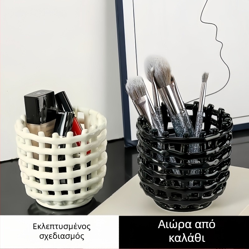 Κουτί αποθήκευσης γραφείου — ABS πλαστικό, 100% νέο υλικό, σχέδιο με πλέγμα, ανοιχτός σχεδιασμός