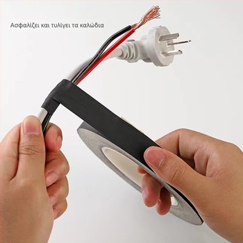 Ταινία μόνωσης από ακετατικό ύφασμα για καλώδια – υψηλή θερμοκρασία, υψηλή πρόσφυση, φλογοανθεκτική (Υπόστρωμα: ακετατικό ύφασμα με ακρυλική κόλλα; Σύστημα κόλλας: καουτσούκ-βάση; Πάχος: 0,22 mm; Πυρήνας: χαρτόνι; Ιξωσιότητα: 23 N/mm)