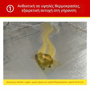 Ταινία αλουμινίου φιλμ για επισκευή σωλήνων ύδατος σε υψηλές θερμοκρασίες, κόλλα με βάση το νερό, μήκος 10/20 μ, πλάτος 3/5 εκ, πυρήνας από χαρτόνι, βιομηχανική ταινία