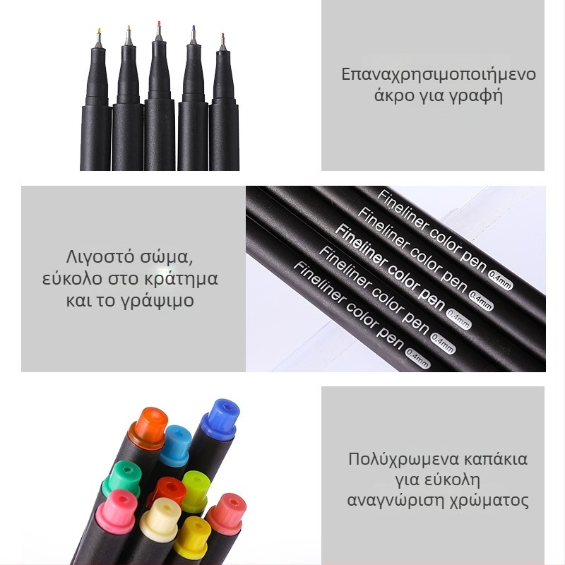 Σετ Outline Pen – Μοντέλο 03 Outline Pen, 100 nib, Other Brand, Βασική Συσκευασία
