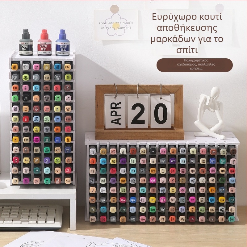 Οργανωτής επιτραπέζιος για στυλό – ξύλο-πλαστικό, πολυλειτουργικός αποσπώμενος φορέας στυλό, μοντέρνος μινιμαλιστικός σχεδιασμός