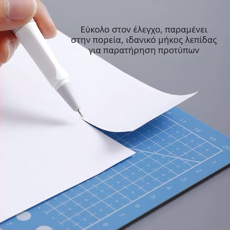 Πεν‑στιλ μαχαίρι χειροτεχνίας για σημειωματάρια και χαρτί, πλαστικό σώμα, μοντέλο 001