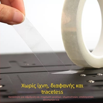 PET ταινία μάσκας χωρίς ίχνη, σειρά Traceless tape, ακρυλικό κόλλα, πάχος 0,06 mm, αντοχή σε θερμοκρασία -20 έως 120°C