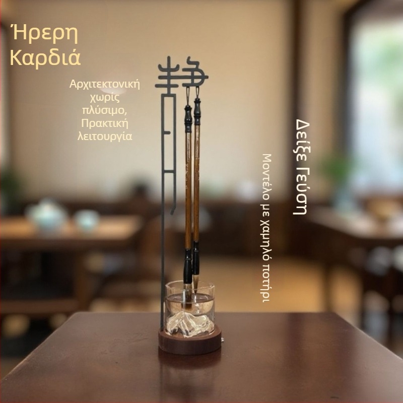 Μεταλλική πολυχρηστική κρεμάστρα στυλό για καλλιγραφία, ενυδάτωση άκρης μελάνης, ήσυχη λειτουργία