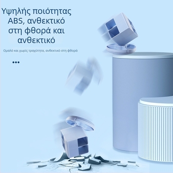 Περιστρεφόμενο οργανωτή γραφείου για στυλό και αποθήκευση ειδών, ABS, τετράγωνο σχήμα, μοντέλο XL-8008, με τυπωμένο λογότυπο, δυνατότητα ιδιωτικής ετικέτας