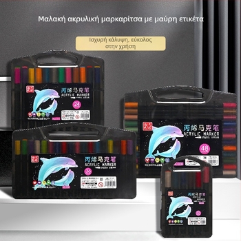 Ακρυλικοί μαρκαδόροι για μαθητές δημοτικού, πλυσιμοί, για σχέδιο και γκράφιτι, είδη τέχνης