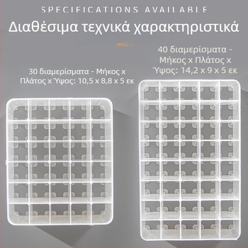 Βάση αποθήκευσης μαρκαδόρων με 30/40 οπές — πλαστικό, LMO