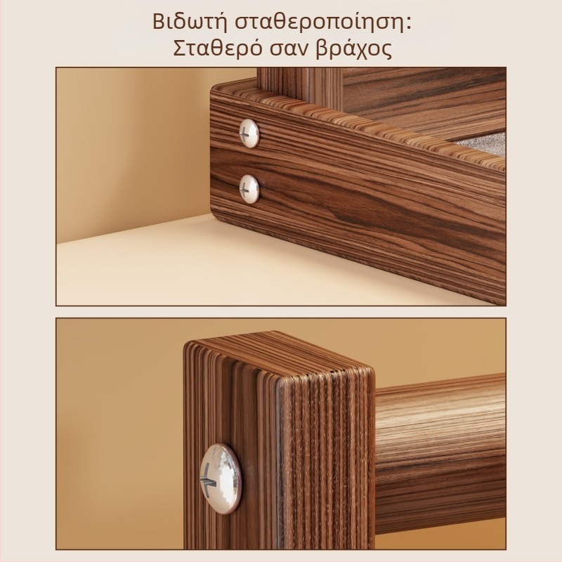 Ξύλινη κρεμάστρα/θήκη για πινέλα καλλιγραφίας, μασίβο ξύλο, μοντέλο 2266793645007440768, Brand Fan Lilin