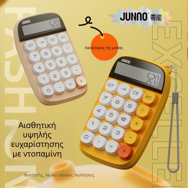 Αριθμητικός υπολογιστής Zuneng JN660, οθόνη 10 ψηφίων, φορητός, ευέλικτο πληκτρολόγιο, μπαταρία περιλαμβάνεται