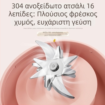 Φορητός Χυμοκόπτης Φρούτων με Ενσωματωμένη Μπαταρία και Ασύρματη Φόρτιση, 55W, 18001–20000 rpm, Χωρητικότητα 401–600 ml, Εσωτερικός Δοχείο από Borosilikat Γυαλί