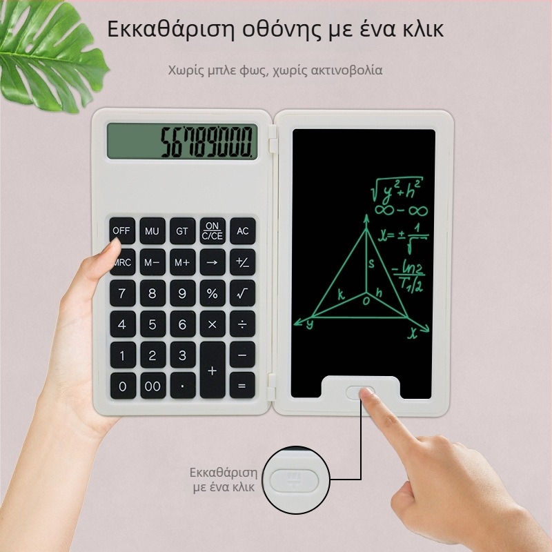 Dongxin επιστημονικός υπολογιστής με αναδιπλούμενο πίνακα γραφής, LCD οθόνη 12 ψηφίων, ABS περίβλημα, μοντέλο NLT-L050-J, μπαταρία κουμπιού