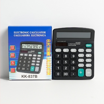 KK-873B 12-ψήφια επιτραπέζια επιστημονική αριθμομηχανή με μεγάλη οθόνη