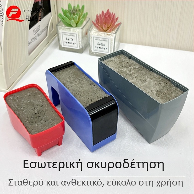 Φορητός διανομέας ταινιών γραφείου, πολυλειτουργικός, βαρύς, αντιολισθητική βάση, με κοφτερή λεπίδα (Μοντέλο FQ8804, Υλικό: Πλαστικό, Καθαρό βάρος: 588 g, Διάμετρος άξονα ταινίας: 2,5 cm, Πλάτος ταινίας: μέχρι 20)
