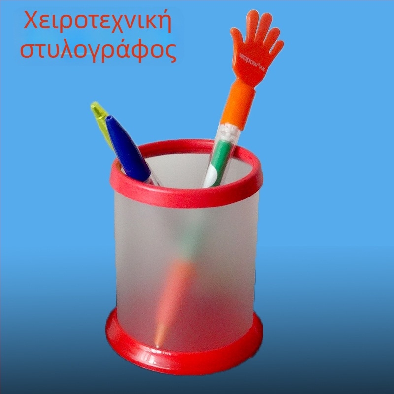 Θήκη για στυλό σε στυλ Ιαπωνίας και Κορέας – DIY δημιουργικό πλαστικό κουτί αποθήκευσης, κυκλικό PP, εκτύπωση λογότυπου, παραμετροποίηση, μοντέλο 12589